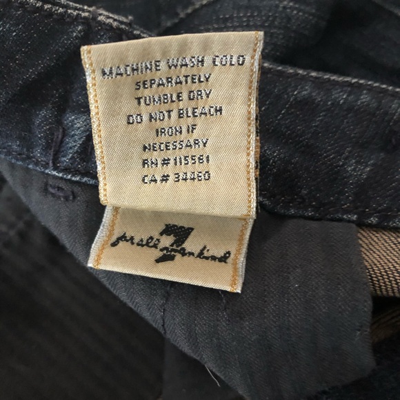 Vintage 7 for all Mankind Denim Skirt - Picture 6 of 10